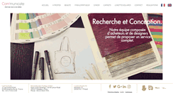 Desktop Screenshot of com-municate.fr